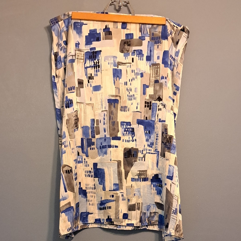 Silk A-Line Skirt